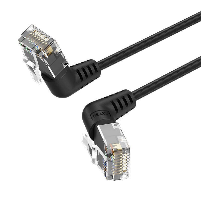 Network cable Vention , Ethernet RJ45, Cat.6, UTP, 3m (black) hind ja info | Juhtmed ja kaablid | hansapost.ee