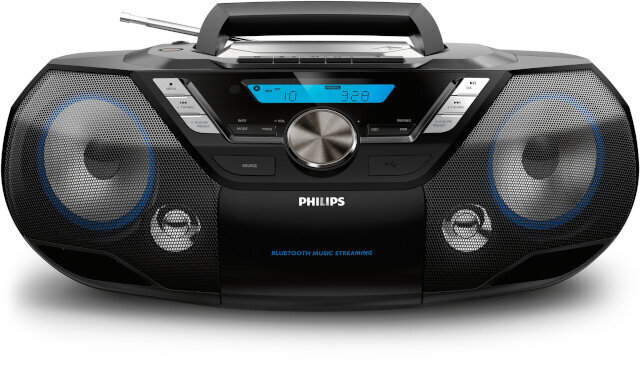 Philips magnetoola AZB798T with Bluetooth, must hind ja info | Raadiod ja äratuskellad | hansapost.ee