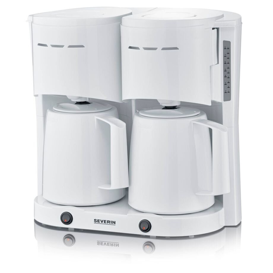 Severin filterkohvimasin KA 9314 Duo Filter Coffee Machine, valge hind ja info | Kohvimasinad ja espressomasinad | hansapost.ee