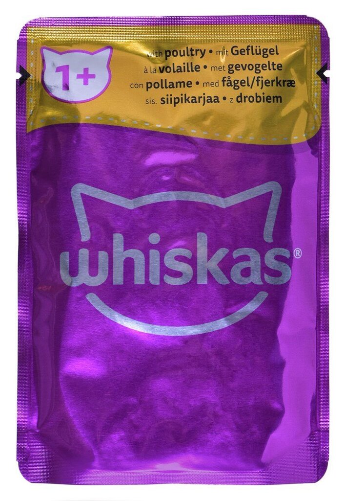 Whiskas Sasz Sauce märgtoit kassidele linnu-, härja-, kanalihaga, 12x85g цена и информация | Kassikonservid | hansapost.ee