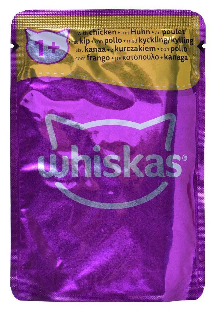 Whiskas Sasz Sauce märgtoit kassidele linnu-, härja-, kanalihaga, 12x85g цена и информация | Kassikonservid | hansapost.ee