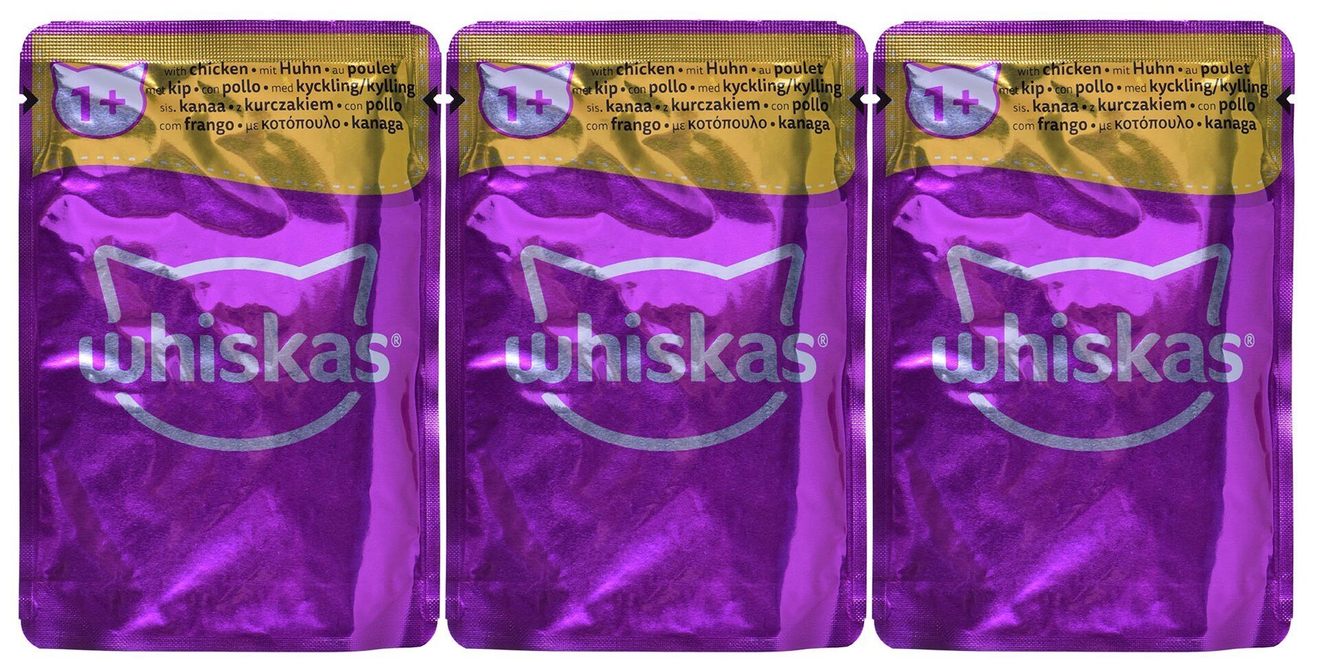 Whiskas Sasz Sauce märgtoit kassidele linnu-, härja-, kanalihaga, 12x85g цена и информация | Kassikonservid | hansapost.ee