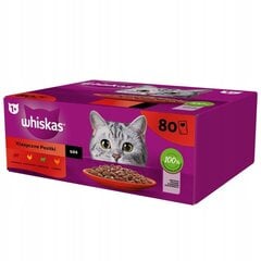Whiskas märgtoit kassidele, 80x85g hind ja info | Kassikonservid | hansapost.ee