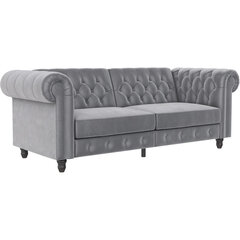 Двухместный диван-кровать Dorel Home Felix, серый цена и информация | Диваны | hansapost.ee