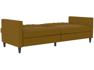 Двухместный диван-кровать Dorel Home Celine, желтый цена и информация | Диваны | hansapost.ee
