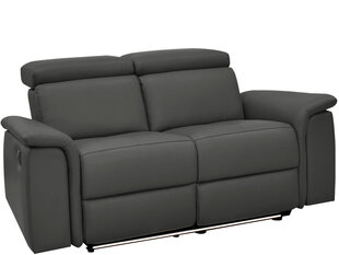 Двухместный диван Loft24 Pareli, черный цена и информация | Диваны | hansapost.ee