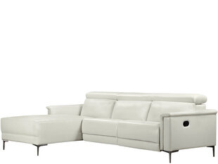 Трехместный диван-реклайнер Loft24 Lund, песочного цвета цена и информация | Диваны | hansapost.ee