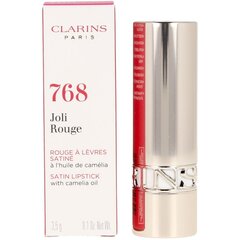 Губная помада Clarins Joli Rouge, 768 Strawberry, 3.5 г цена и информация | Помады, бальзамы, блеск для губ | hansapost.ee