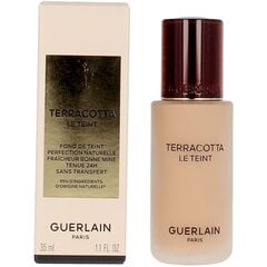 Жидкое тональное средство Guerlain Terracotta Le Teint, 3W Warm, 30 мл цена и информация | Пудры, базы под макияж | hansapost.ee