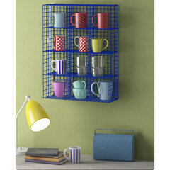 Riiul Notio Living Cup Rack, sinine hind ja info | Riiulid | hansapost.ee