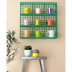 Riiul Notio Living Cup Rack, roheline hind ja info | Riiulid | hansapost.ee