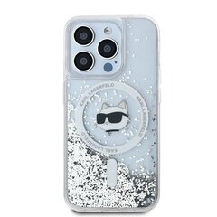 Karl Lagerfeld KLHMP13LLGCHSGH iPhone 13 Pro | 13 6.1" hardcase transparent Liquid Glitter Choupette Head Magsafe цена и информация | Чехлы для телефонов | hansapost.ee