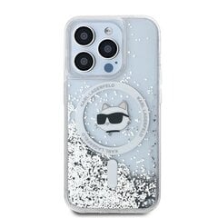 Karl Lagerfeld KLHMP14XLGCHSGH iPhone 14 Pro Max 6.7" hardcase transparent Liquid Glitter Choupette Head Magsafe цена и информация | Чехлы для телефонов | hansapost.ee