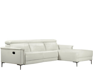 Трехместный диван-реклайнер Loft24 Lund, песочного цвета цена и информация | Диваны | hansapost.ee