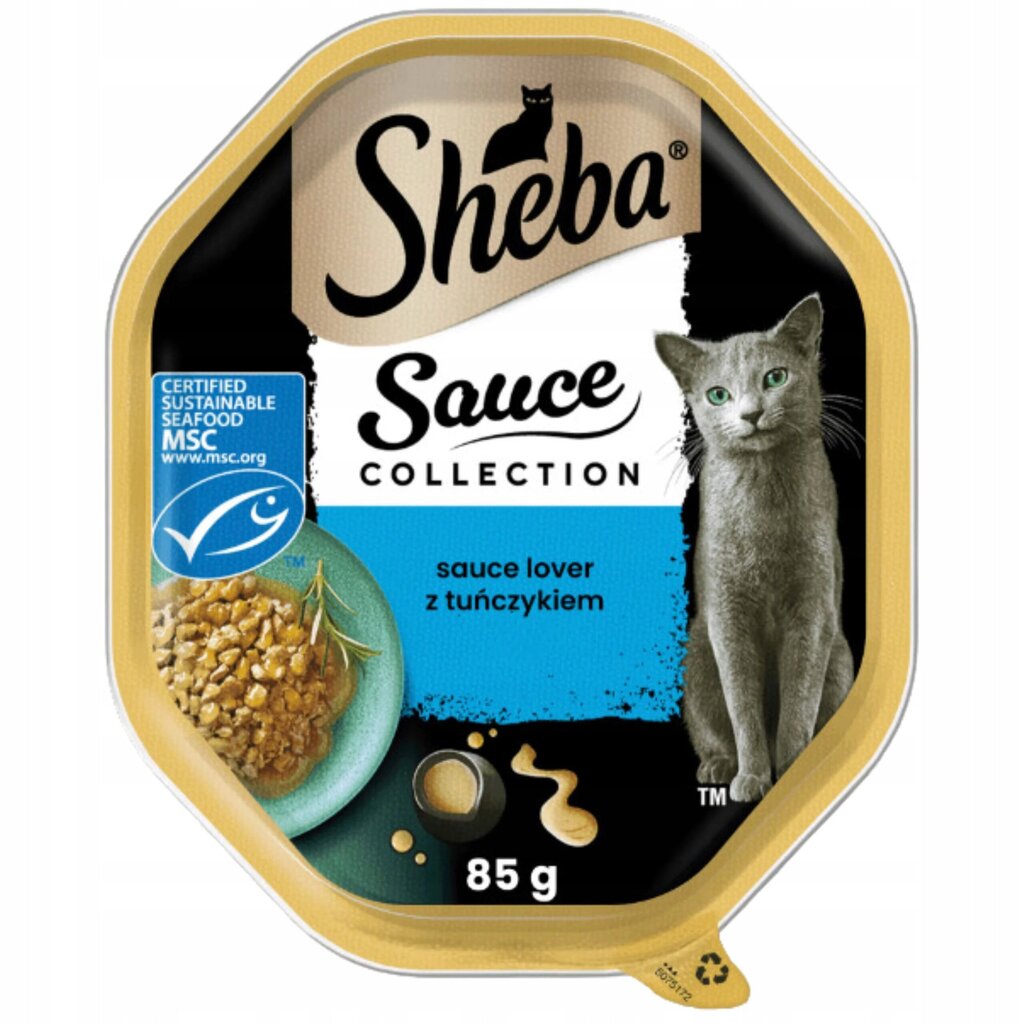 Sheba Sauce Collection märgtoit kassidele tuunikalaga, 85g x 22 цена и информация | Kassikonservid | hansapost.ee