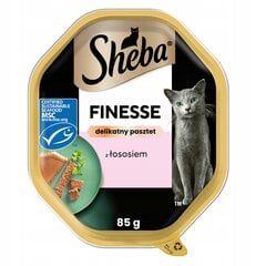 Sheba Finesse märgtoit kassidele lõhepasteediga, 22 x 85 g hind ja info | Kassikonservid | hansapost.ee