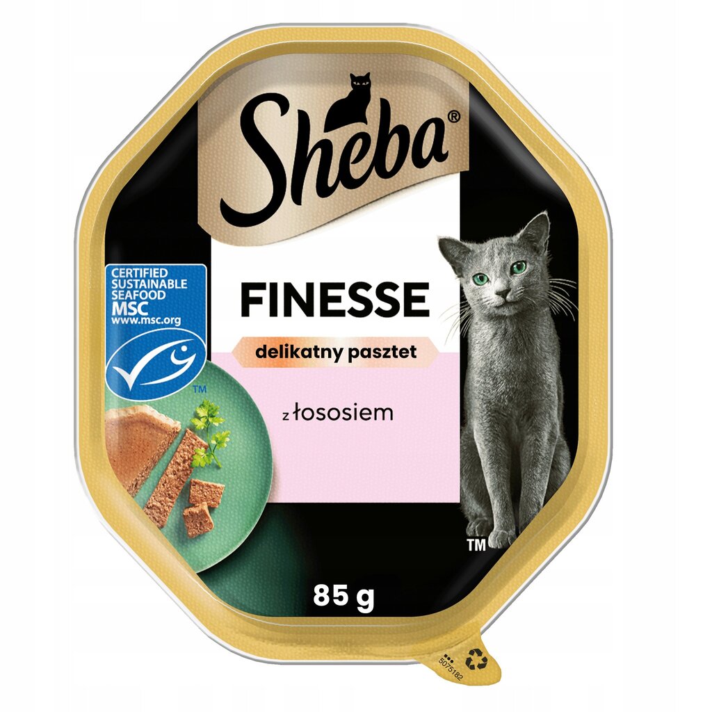 Sheba Finesse märgtoit kassidele lõhepasteediga, 22 x 85 g цена и информация | Kassikonservid | hansapost.ee