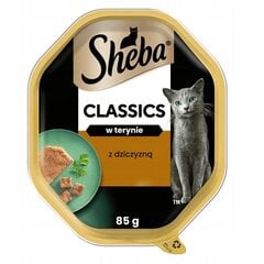 Sheba Classics märgtoit kassidele ulukilihaga, 22 x 85 g hind ja info | Kassikonservid | hansapost.ee