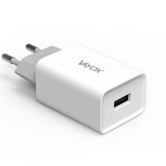 Сетевое зарядное устройство USB 5V 2.1A + кабель USB тип C 1м VA0051C Vayox цена и информация | Зарядные устройства для телефонов | hansapost.ee