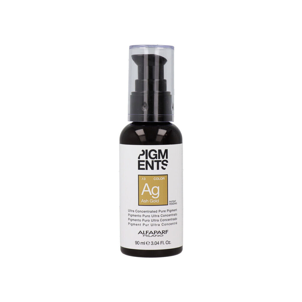 Värvipigment Alfaparf Milano Pigments Color Ash Gold, 90 ml цена и информация | Juuksevärvid | hansapost.ee