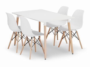 5-частный обеденный комплект Adria Osaka, белый цена и информация | Комплекты мебели для столовой | hansapost.ee