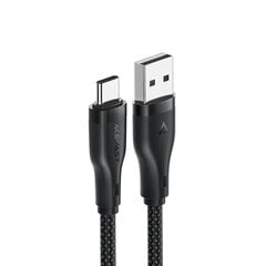 Кабель Acefast C8-04 USB-A/USB-C 3A — черный цена и информация | Borofone 43757-uniw | hansapost.ee