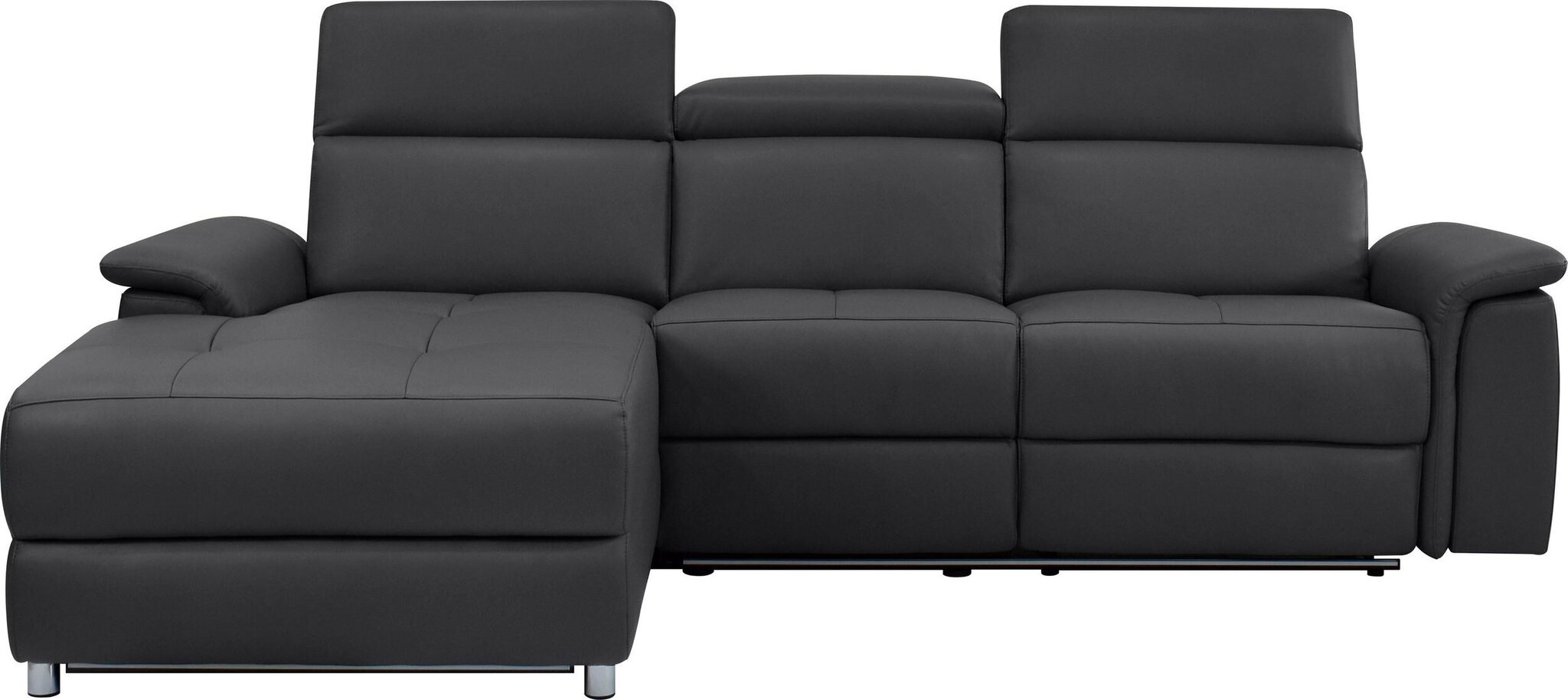 Diivan 3 Seater Left Kolmekohaline diivan Loft Pareli, juoda hind ja info | Diivanvoodid ja diivanid | hansapost.ee