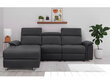 Diivan 3 Seater Left Kolmekohaline diivan Loft Pareli, juoda hind ja info | Diivanvoodid ja diivanid | hansapost.ee