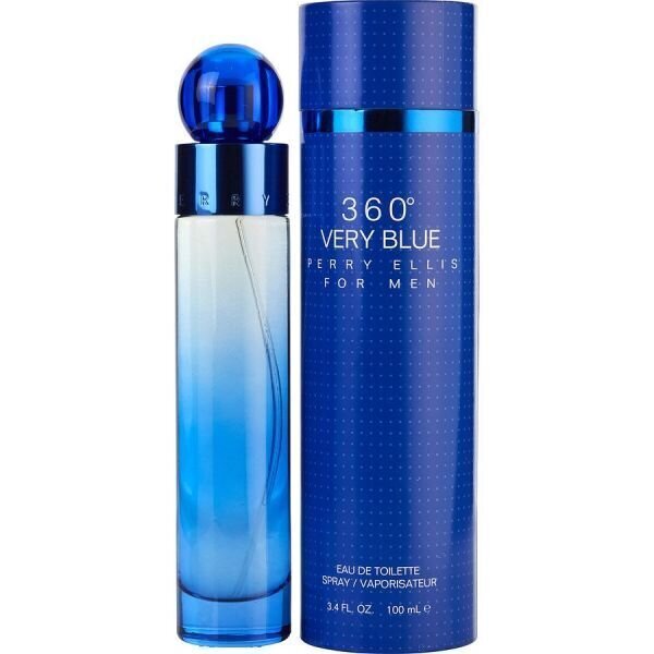 Tualettvesi Perry Ellis 360° Very Blue EDT meestele, 100 ml hind ja info | Parfüümid meestele | hansapost.ee