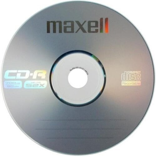 CD-R plaadid Maxell, 700MB, 52X, 80 min, 50 tk hind ja info | Vinüülplaadid, CD, DVD | hansapost.ee