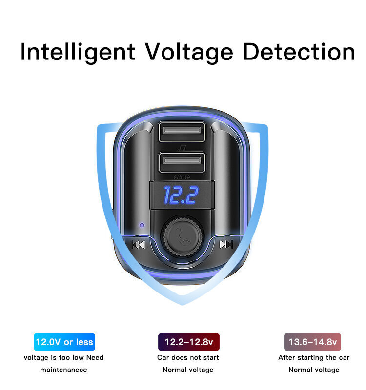 Auto FM modulaator Yesido Y44 hind ja info | FM trasmitterid ja modulaatorid | hansapost.ee