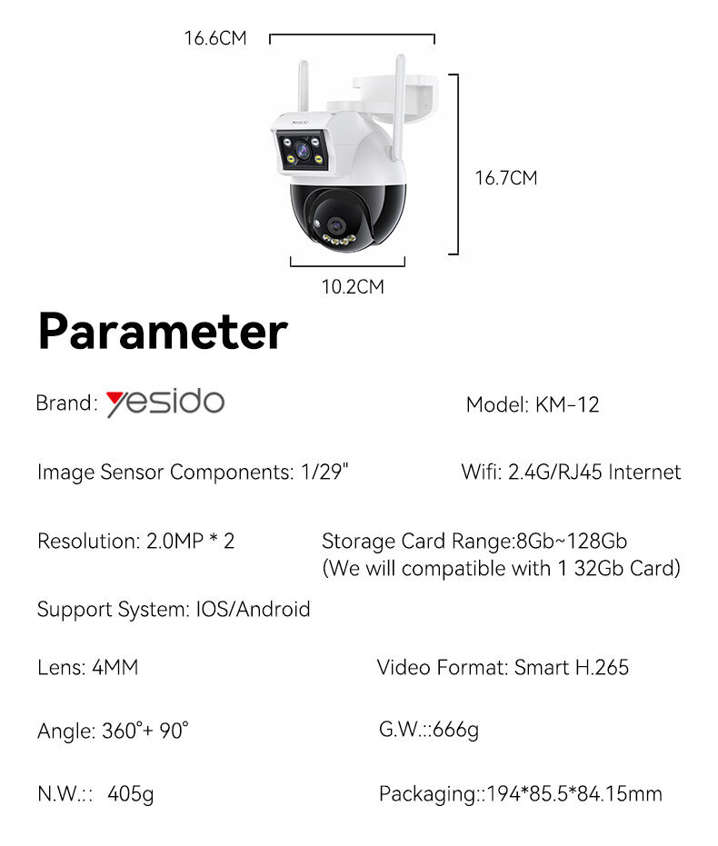 Yesido KM12 hind ja info | Veebikaamera | hansapost.ee