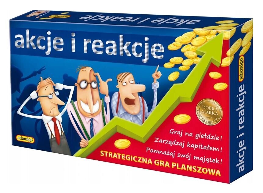 Lauamäng Adamigo Tegevus ja reaktsioon 06922 цена и информация | Lauamängud ja mõistatused perele | hansapost.ee