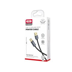 XO cable GB010A USB - USB-B 1,5 m black цена и информация | Кабели и провода | hansapost.ee