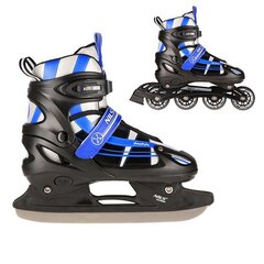 2in1 (rull)uisud Nils Extreme NH18366A In-line Skates/Hockey Ice Skates, mitmevärviline hind ja info | Rulluisud ja tarvikud | hansapost.ee