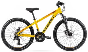 Детский велосипед ROMET Rambler DIRT 24 (2024) желто-оранжевый цена и информация | Велосипеды | hansapost.ee