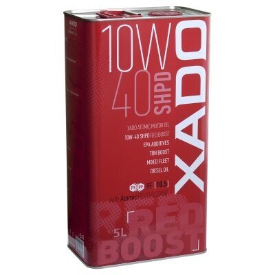 Xado Atomic Oil 10W-40 SHPD Red Boost mootoriõli, 5L hind ja info | Mootoriõlid | hansapost.ee