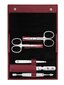 Zwilling Classic Inox Leather Case Red 5Pcs hind ja info | Maniküüri ja pediküüri tarvikud | hansapost.ee