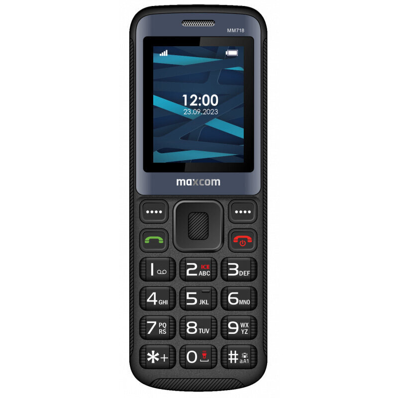 Maxcom MM718 Black цена и информация | Telefonid | hansapost.ee