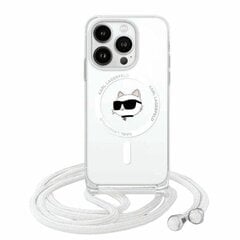 Karl Lagerfeld KLHMP14XHCCHNT iPhone 14 Pro Max 6.7" hardcase transparent IML Choupette Head & Cord Magsafe цена и информация | Чехлы для телефонов | hansapost.ee