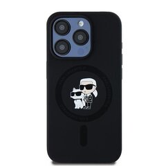 Karl Lagerfeld KLHMP13LSCMKCRHK iPhone 13 Pro | 13 6.1" czarny|black hardcase Silicone Karl & Choupette MagSafe цена и информация | Чехлы для телефонов | hansapost.ee