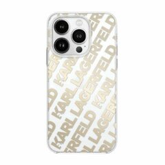 Karl Lagerfeld KLHCP15XHKFOEMD iPhone 15 Pro Max 6.7" złoty|gold hardcase IML Fullover  Logo цена и информация | Чехлы для телефонов | hansapost.ee