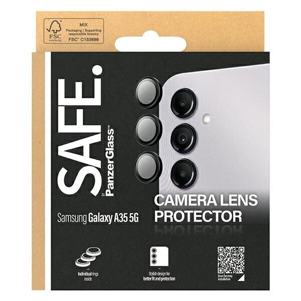 PanzerGlass Safe Camera Lens Protector цена и информация | Ekraani kaitseklaasid ja kaitsekiled | hansapost.ee