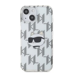 Karl Lagerfeld IML Electroplated Choupette Head Case for iPhone 15 Transparent цена и информация | Чехлы для телефонов | hansapost.ee