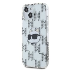 Karl Lagerfeld IML Electroplated Choupette Head Case for iPhone 15 Transparent цена и информация | Чехлы для телефонов | hansapost.ee