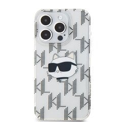 Karl Lagerfeld IML Electroplated Choupette Head Case for iPhone 15 Pro Max Transparent цена и информация | Чехлы для телефонов | hansapost.ee