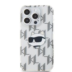 Karl Lagerfeld IML Electroplated Choupette Head Case for iPhone 15 Pro Transparent цена и информация | Чехлы для телефонов | hansapost.ee