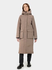 Didriksons naiste pikk talveparka LEYA 3, helepruun price and information | Women's jackets and parkas | hansapost.ee