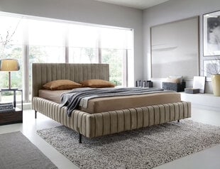Кровать Eltap Plissa, 160x200 см, коричневая/черная цена и информация | Кровати | hansapost.ee