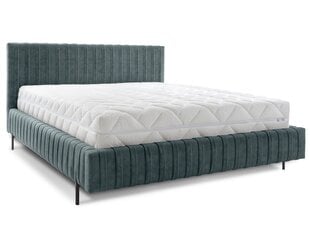 Кровать Eltap Plissa, 160x200 см, зеленая/черная цена и информация | Кровати | hansapost.ee